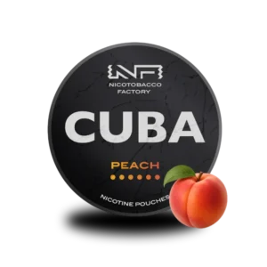 Cuba Black Peach | 66 mg Nicotine Pouches | Snusgo Türkiye