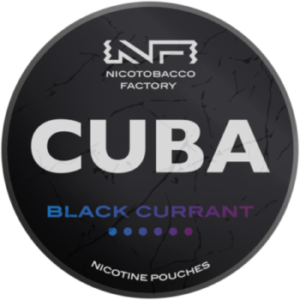 Cuba Black Currant Extra Strong | Nicotine Pouches – Snus Go